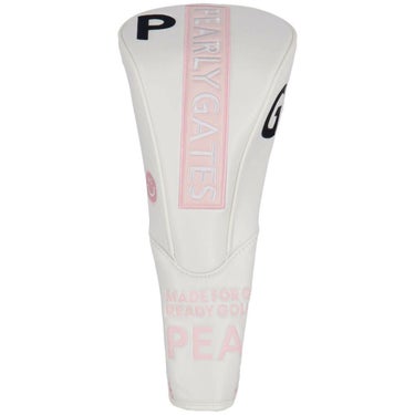 パーリーゲイツ PEARLY GATES　LIMITED02 合皮 ドライバー用 ヘッドカバー 053-5984200 031 ホワイト×ベビーピンク　2025年モデル
