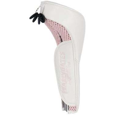 パーリーゲイツ PEARLY GATES　LIMITED02 合皮 フェアウェイウッド用 ヘッドカバー 053-5984201 031 ホワイト×ベビーピンク　2025年モデル 詳細3