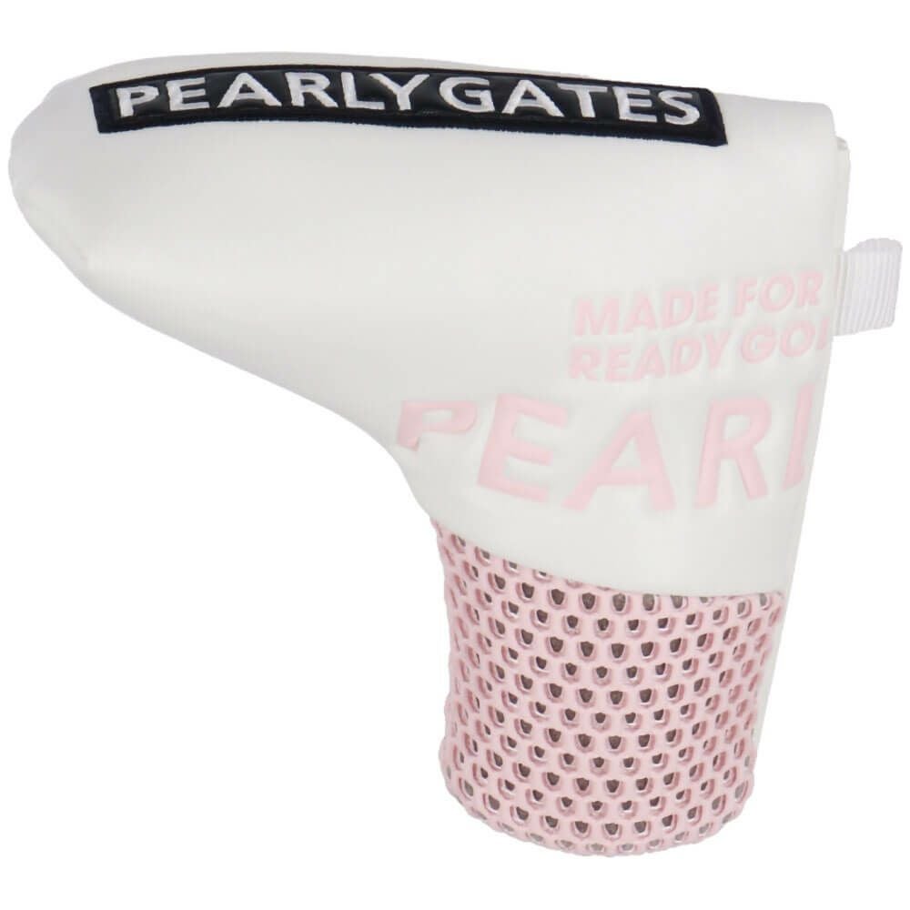 パーリーゲイツ PEARLY GATES LIMITED02 合皮 PIN型用 パターカバー 053-5984203 031 ホワイト×ベビーピンク 2025年モデル