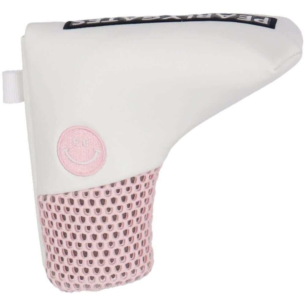 パーリーゲイツ PEARLY GATES　LIMITED02 合皮 PIN型用 パターカバー 053-5984203 031 ホワイト×ベビーピンク　2025年モデル 詳細3