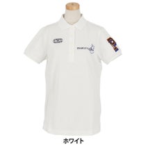 パーリーゲイツ PEARLY GATES　レディース 鹿の子 ロゴデザイン 半袖 ポロシャツ 055-5160202　2025年モデル