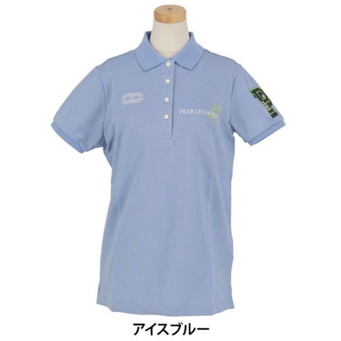 パーリーゲイツ PEARLY GATES　レディース 鹿の子 ロゴデザイン 半袖 ポロシャツ 055-5160202　2025年モデル 詳細5