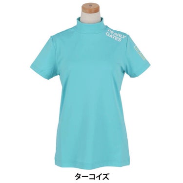 パーリーゲイツ PEARLY GATES　レディース ロゴプリント ストレッチ 半袖 ハイネック シャツ 055-5167302　2025年モデル 詳細9