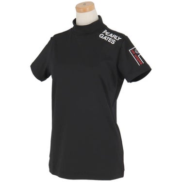 パーリーゲイツ PEARLY GATES　レディース ロゴプリント ストレッチ 半袖 ハイネック シャツ 055-5167302　2025年モデル 詳細14
