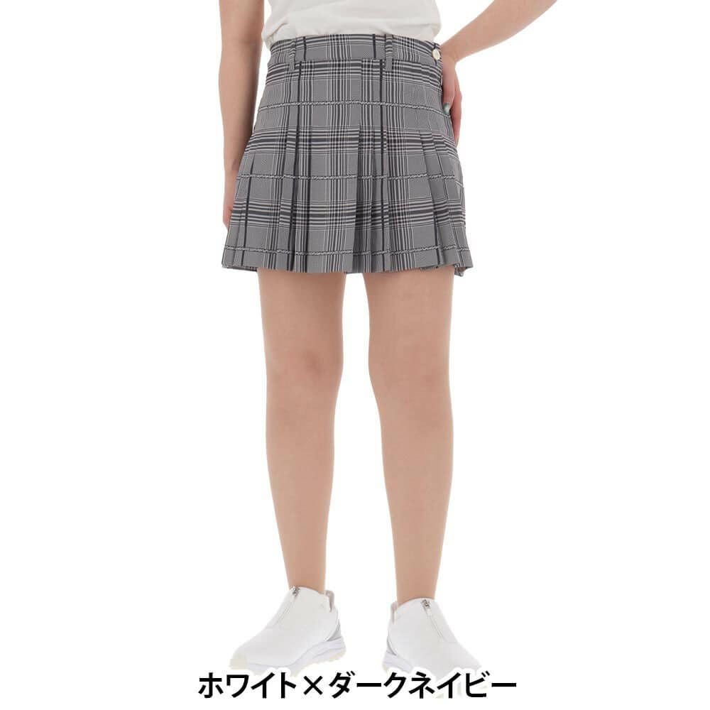 パーリーゲイツ PEARLY GATES レディース チェック柄 ロゴジャガード