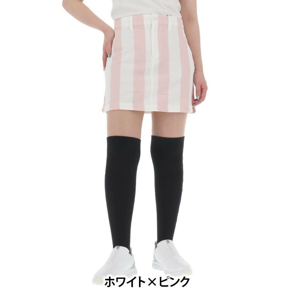 パーリーゲイツ PEARLY GATES レディース 鹿の子 ストライプ スカート