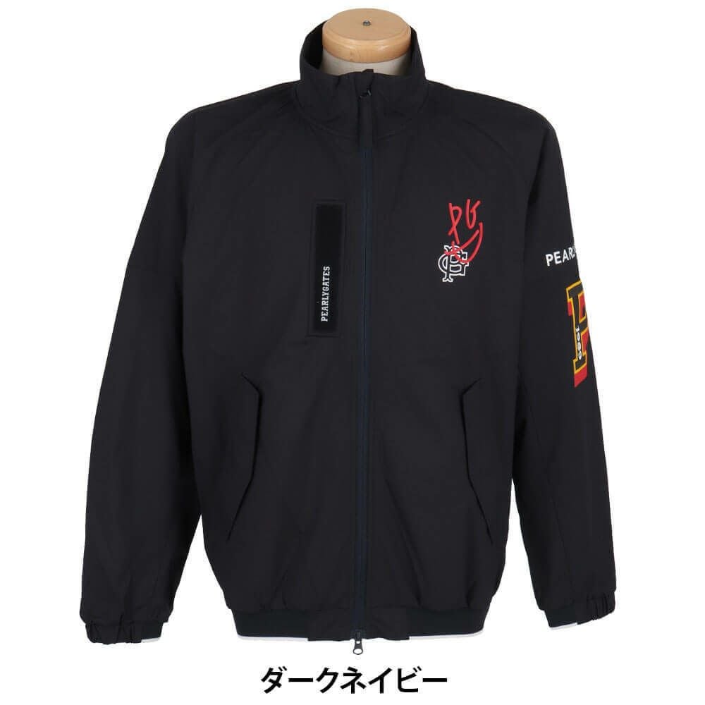 パーリーゲイツ PEARLY GATES　メンズ 撥水 ロゴデザイン ストレッチ 長袖 フルジップ ブルゾン 053-5120201　2025年モデル 詳細5