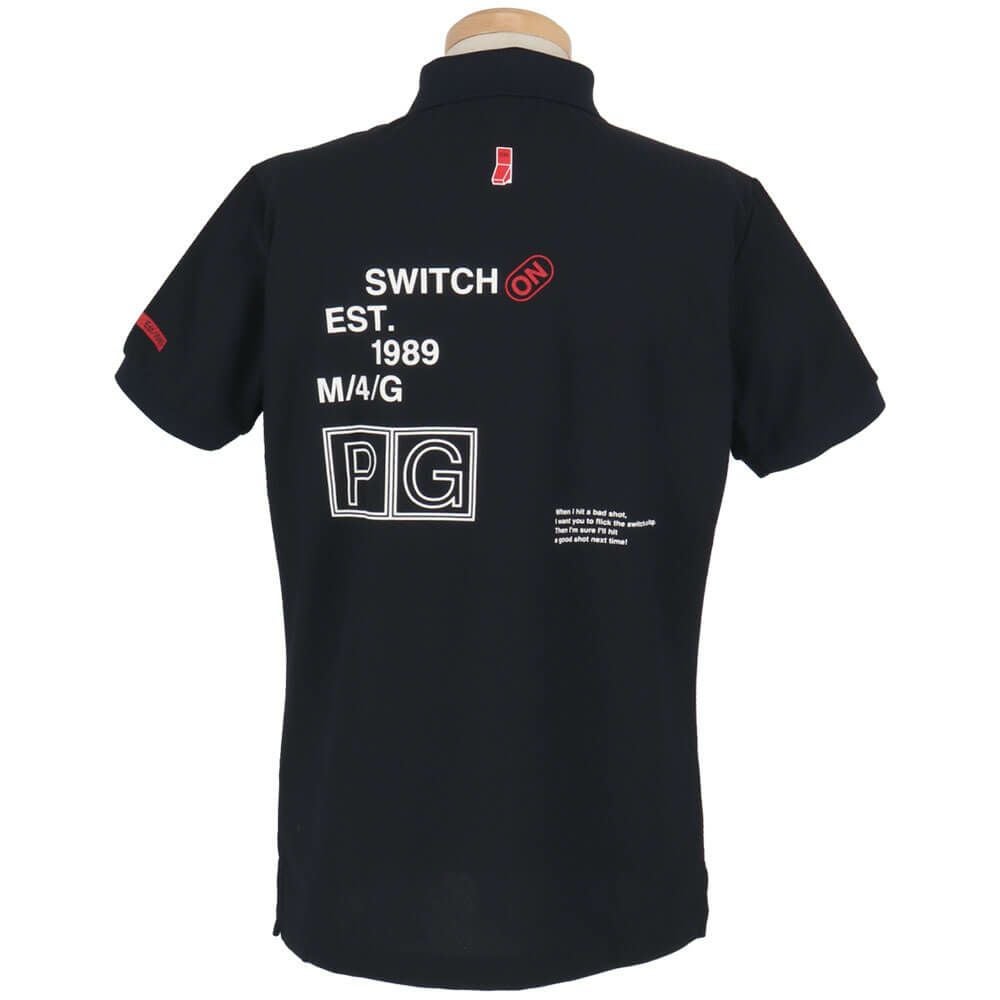 パーリーゲイツ PEARLY GATES　メンズ バックプリント ストレッチ 半袖 ポロシャツ 053-5160301　2025年モデル 詳細3