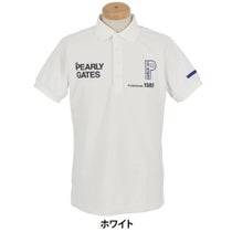 パーリーゲイツ PEARLY GATES　メンズ バックプリント ストレッチ 半袖 ポロシャツ 053-5160301　2025年モデル