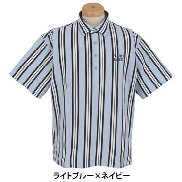 パーリーゲイツ PEARLY GATES　メンズ ストライプ柄 ストレッチ 半袖 ポロシャツ 053-5160307　2025年モデル 詳細5