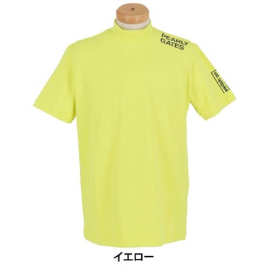 パーリーゲイツ PEARLY GATES　メンズ ロゴプリント 半袖 ハイネック シャツ 053-5167301　2025年モデル 詳細6
