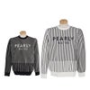 パーリーゲイツ PEARLY GATES　メンズ ストライプ柄 長袖 クルーネック セーター 053-5170301　2025年モデル