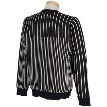 パーリーゲイツ PEARLY GATES　メンズ ストライプ柄 長袖 クルーネック セーター 053-5170301　2025年モデル 詳細6