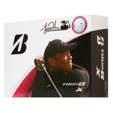 ブリヂストン　ツアーB X 2025年モデル ゴルフボール 1ダース（12球入り）　タイガーウッズ エディション 詳細1