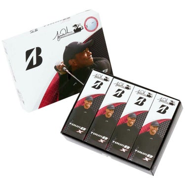 ブリヂストン　ツアーB X 2025年モデル ゴルフボール 1ダース（12球入り）　タイガーウッズ エディション 詳細1