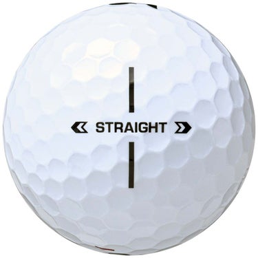 ブリヂストン　スーパーストレート 2025年モデル　ゴルフボール 1ダース（12球入り） ホワイト 詳細1