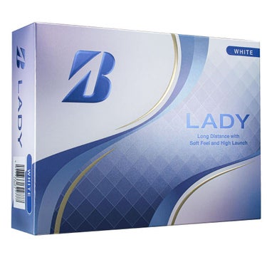 ブリヂストン　レディ 2025年モデル ゴルフボール 1ダース（12球入り）　ホワイト 詳細1