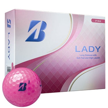 ブリヂストン　レディ 2025年モデル ゴルフボール 1ダース（12球入り）　ピンク 詳細1
