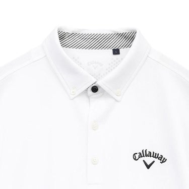 キャロウェイ Callaway　メンズ 鹿の子 半袖 ポロシャツ C25134100　2025年モデル 詳細1
