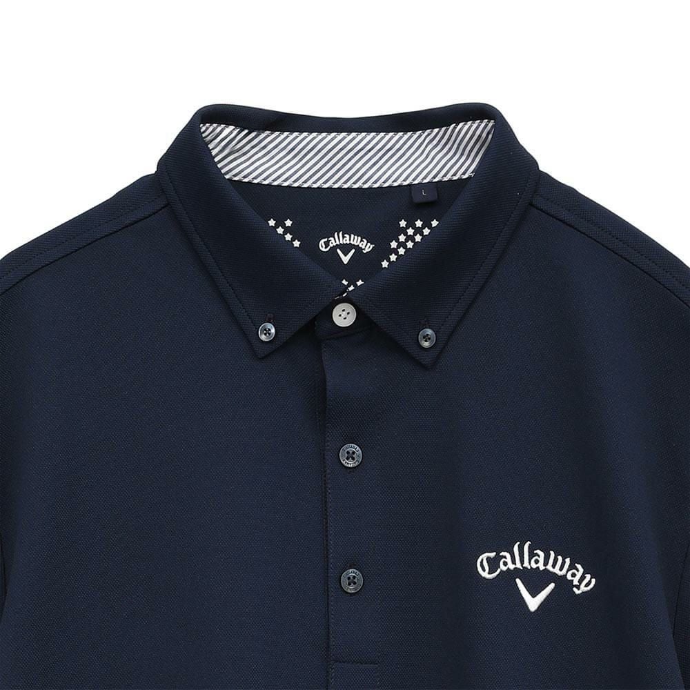 キャロウェイ Callaway　メンズ 鹿の子 半袖 ポロシャツ C25134100　2025年モデル 詳細1