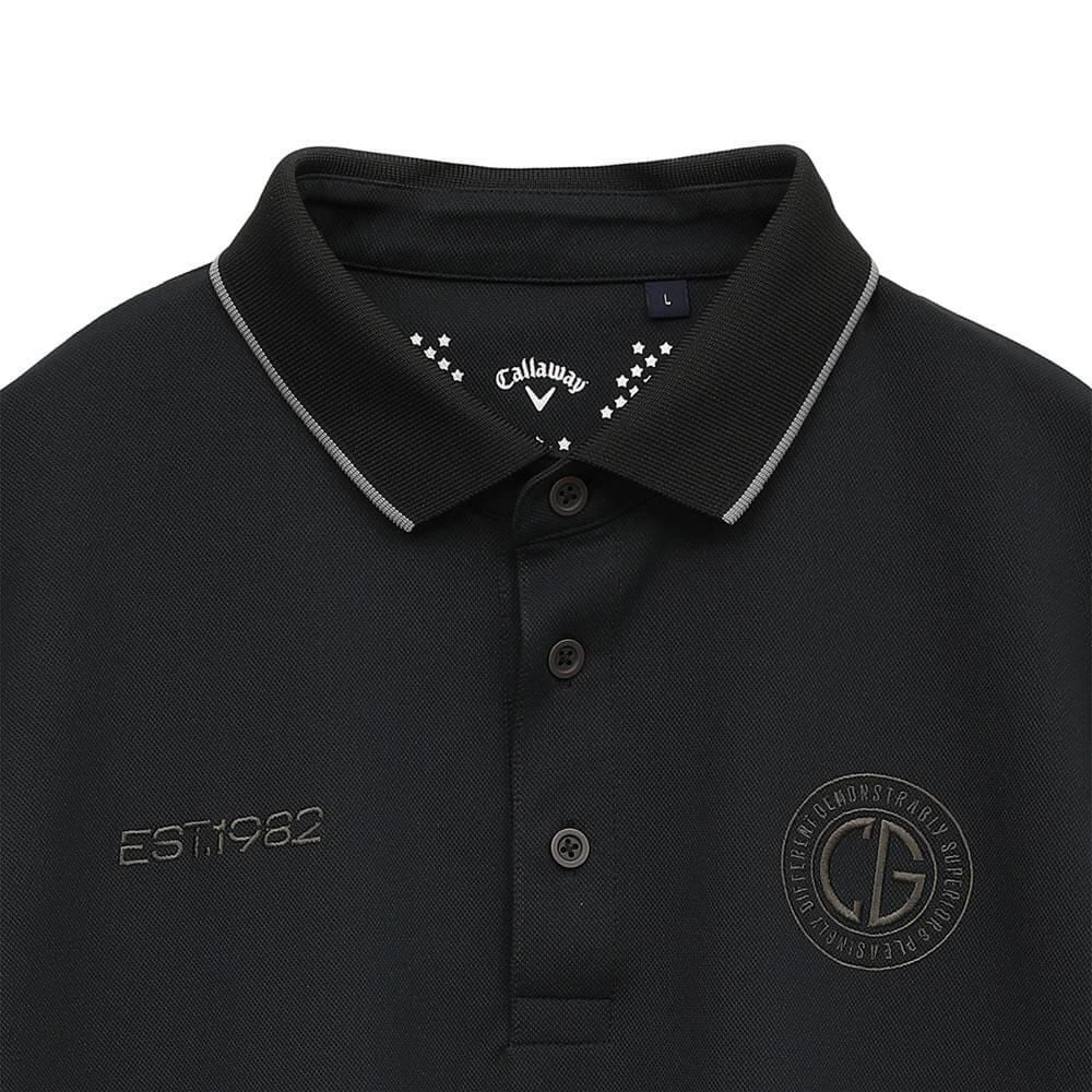 キャロウェイ Callaway　メンズ ロゴデザイン 半袖 ポロシャツ C25134101　2025年モデル 詳細1