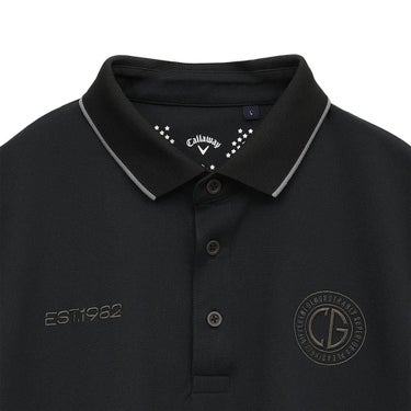 キャロウェイ Callaway　メンズ ロゴデザイン 半袖 ポロシャツ C25134101　2025年モデル 詳細1