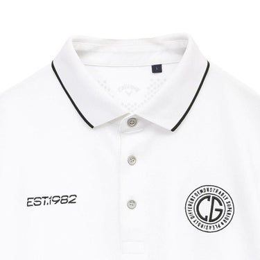キャロウェイ Callaway　メンズ ロゴデザイン 半袖 ポロシャツ C25134101　2025年モデル 詳細1
