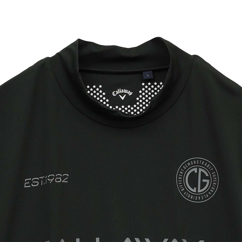 キャロウェイ Callaway　メンズ ストレッチスムース 半袖 モックネックシャツ C25134105　2025年モデル 詳細1