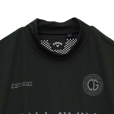キャロウェイ Callaway　メンズ ストレッチスムース 半袖 モックネックシャツ C25134105　2025年モデル 詳細1