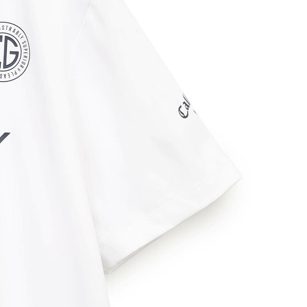 キャロウェイ Callaway　メンズ ストレッチスムース 半袖 モックネックシャツ C25134105　2025年モデル 詳細1