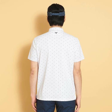 キャロウェイ Callaway　メンズ モノグラムプリント 半袖 ポロシャツ C25134110　2025年モデル 詳細1