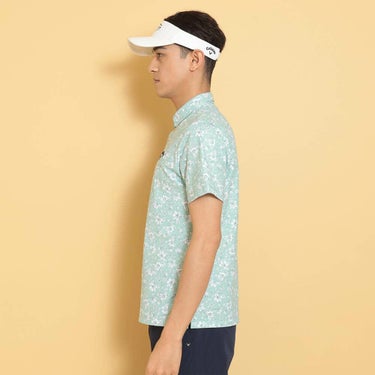 キャロウェイ Callaway　メンズ フラワープリント 半袖 ポロシャツ C25134112　2025年モデル 詳細1