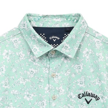 キャロウェイ Callaway　メンズ フラワープリント 半袖 ポロシャツ C25134112　2025年モデル 詳細1