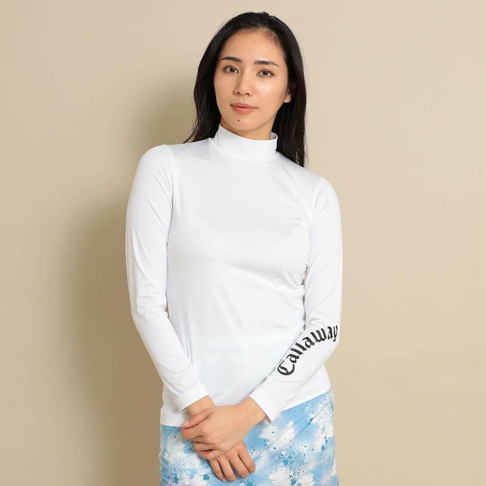 キャロウェイ Callaway　レディース クールコア 長袖 ハイネック インナーシャツ C24932200　2025年モデル 詳細1
