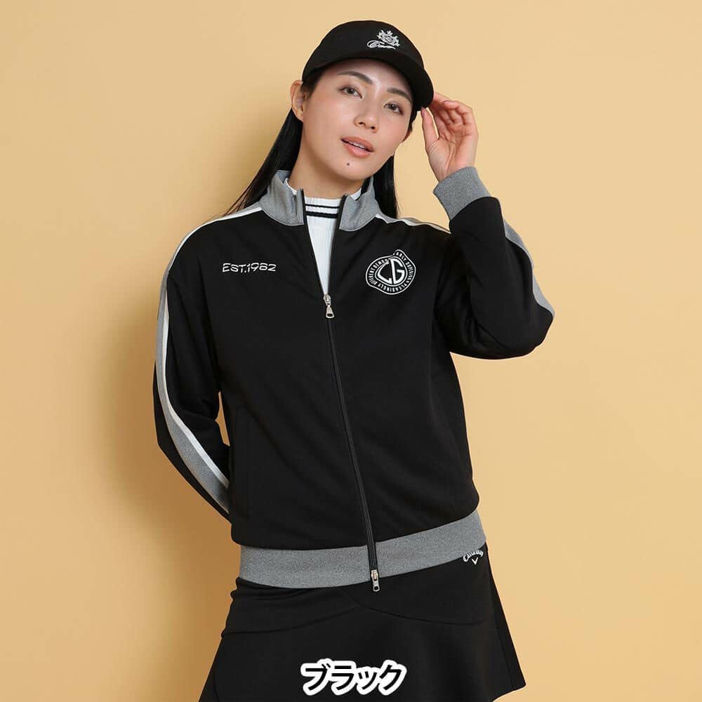キャロウェイ Callaway　レディース ダブルニット トラック 長袖 ジャケット C25117200　2025年モデル 詳細1