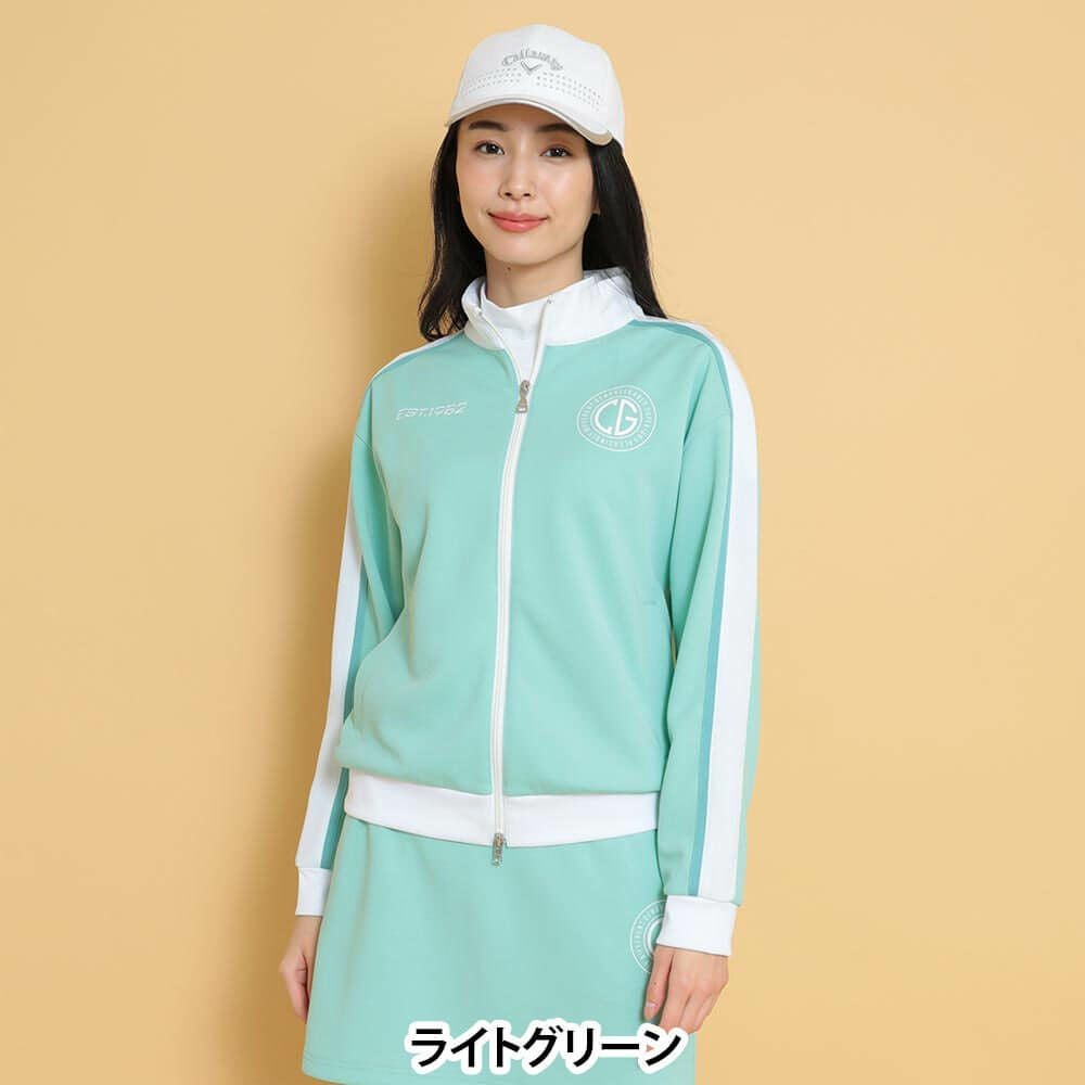 キャロウェイ Callaway　レディース ダブルニット トラック 長袖 ジャケット C25117200　2025年モデル 詳細1