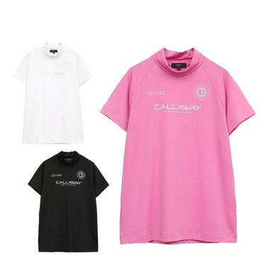 キャロウェイ Callaway　レディース 半袖 モックネックシャツ C25134202　2025年モデル 詳細1