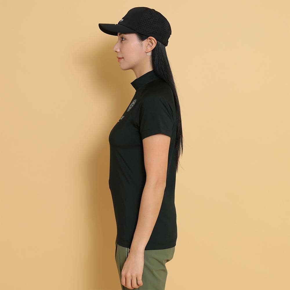 キャロウェイ Callaway　レディース 半袖 モックネックシャツ C25134202　2025年モデル 詳細1