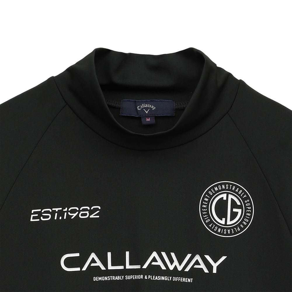 キャロウェイ Callaway　レディース 半袖 モックネックシャツ C25134202　2025年モデル 詳細1