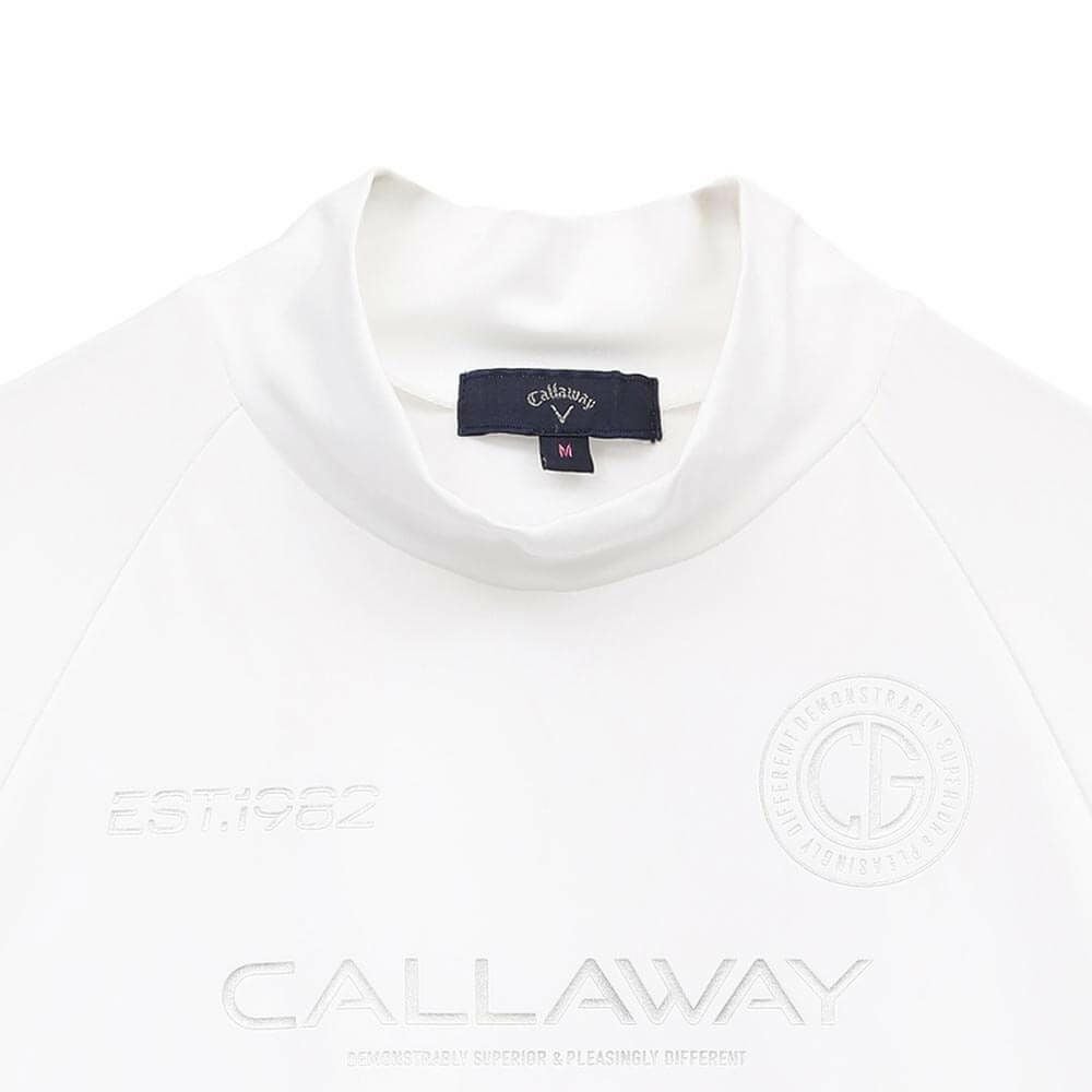 キャロウェイ Callaway　レディース 半袖 モックネックシャツ C25134202　2025年モデル 詳細1