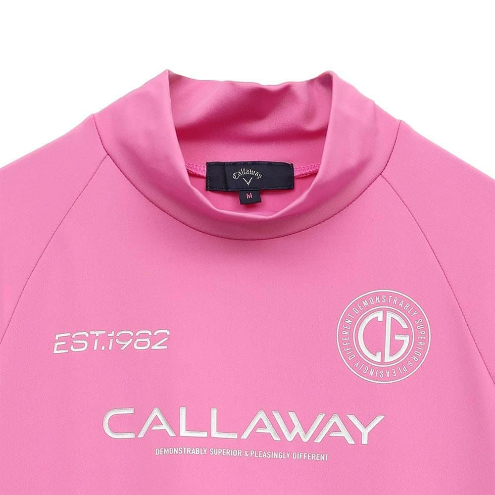 キャロウェイ Callaway　レディース 半袖 モックネックシャツ C25134202　2025年モデル 詳細1