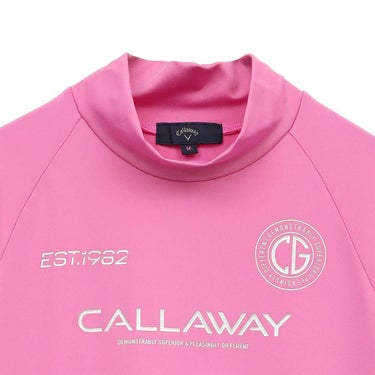 キャロウェイ Callaway　レディース 半袖 モックネックシャツ C25134202　2025年モデル 詳細1
