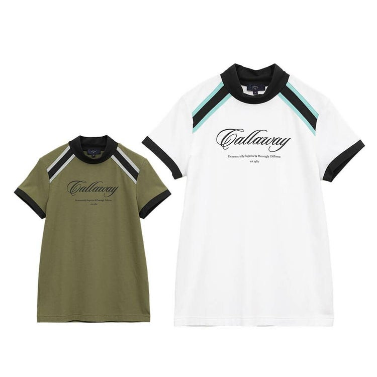 キャロウェイ Callaway レディース 半袖 モックネックシャツ C25134203 