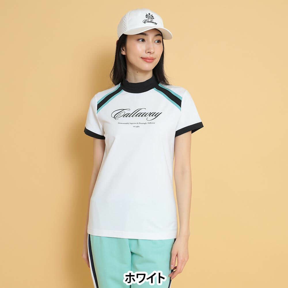 キャロウェイ Callaway レディース 半袖 モックネックシャツ C25134203 2025年モデル