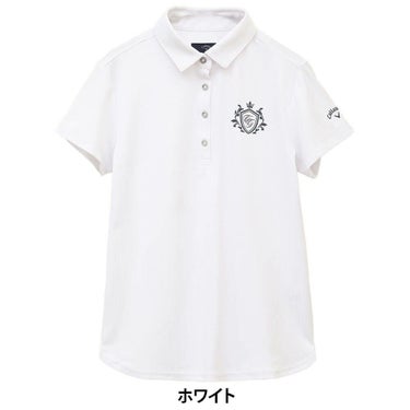 キャロウェイ Callaway　レディース ストライプ 半袖 ポロシャツ C25134205　2025年モデル 詳細1