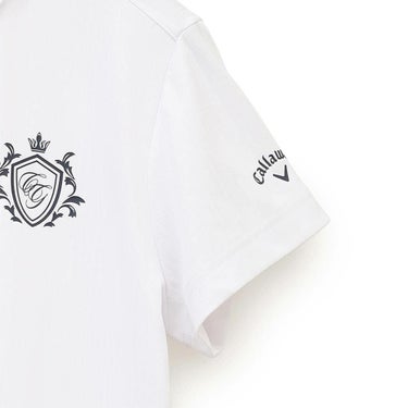 キャロウェイ Callaway　レディース ストライプ 半袖 ポロシャツ C25134205　2025年モデル 詳細1