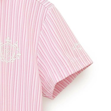 キャロウェイ Callaway　レディース ストライプ 半袖 ポロシャツ C25134205　2025年モデル 詳細1