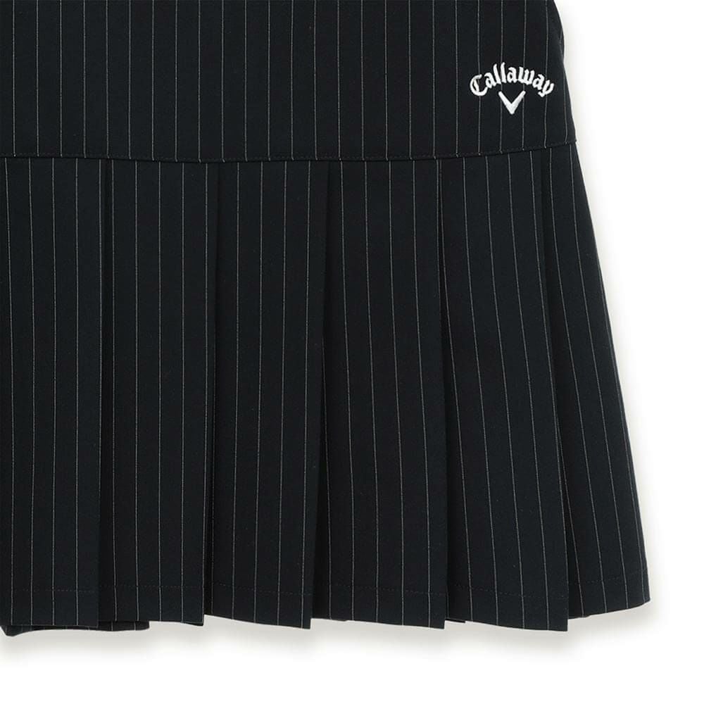 キャロウェイ Callaway レディース ピンストライプ プリーツ スカート