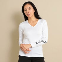キャロウェイ Callaway　レディース クールコア 長袖 Vネック インナーシャツ C24932201　2025年モデル