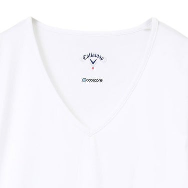 キャロウェイ Callaway　レディース クールコア 長袖 Vネック インナーシャツ C24932201　2025年モデル 詳細1